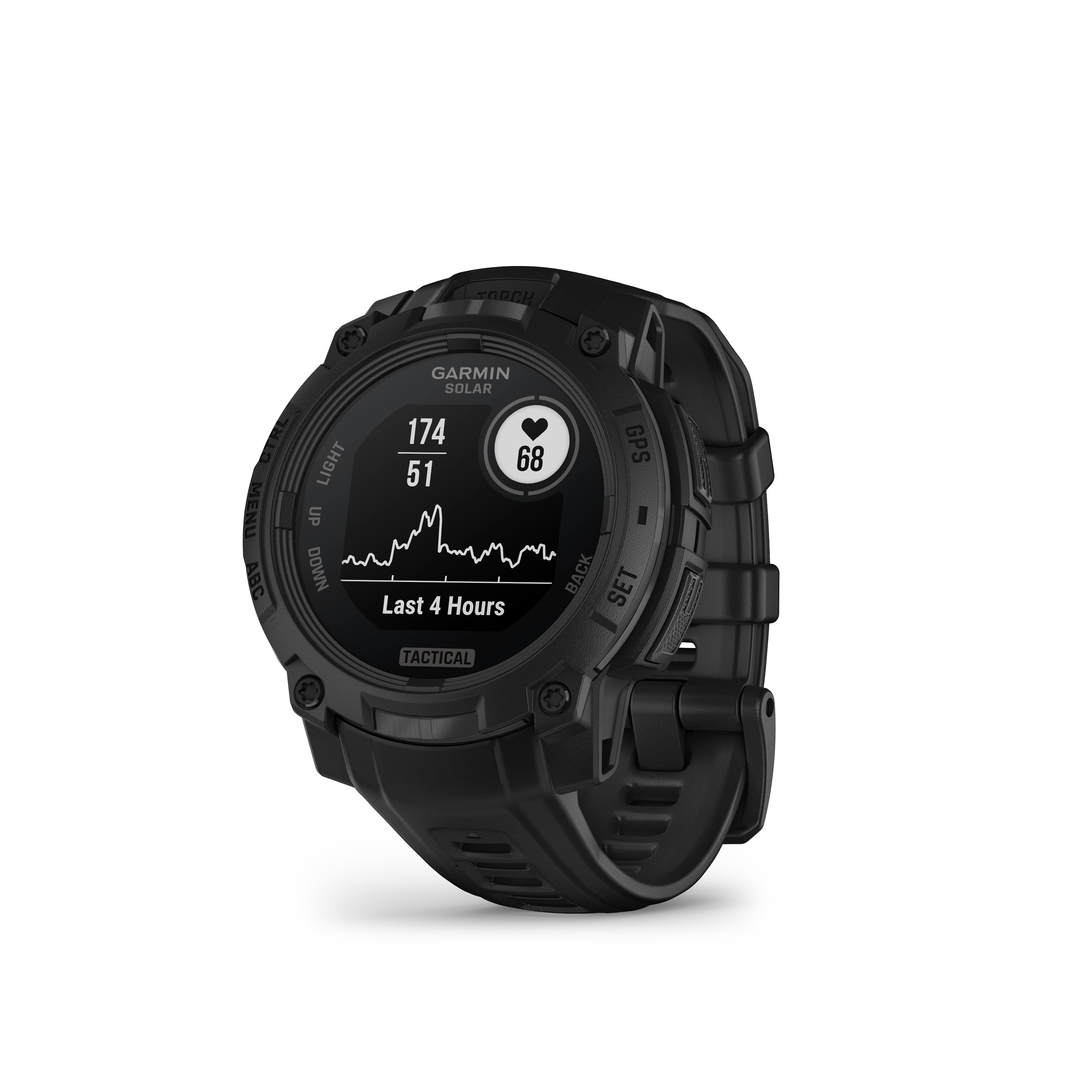 Garmin Instinct® 3 – 50 mm, Solar, Tactical Edition Black with Black Band GARMIN